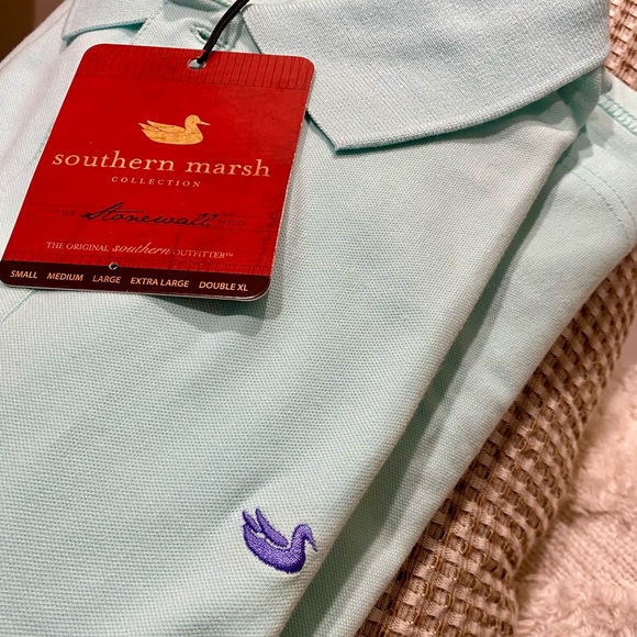 Brand New (Never Worn) Men’s Southern Marsh Stonewall Polo Large - Picture 1 of 12